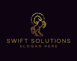 Stallion Equestrian Wildlife logo design