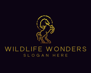 Stallion Equestrian Wildlife logo design