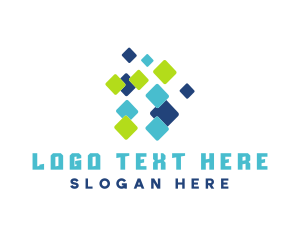 Colorful Pixel Technology Logo