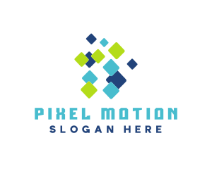 Colorful Pixel Technology logo design