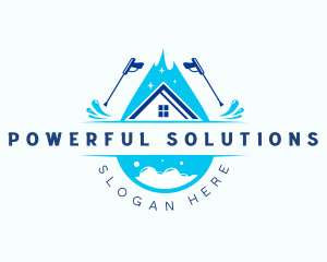 Pressure Wash Housekeeping logo design