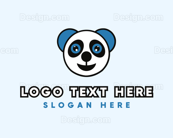 Happy Baby Panda Logo