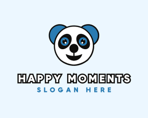 Happy Baby Panda logo design