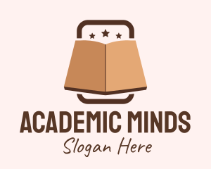 Academic Book Badge logo design