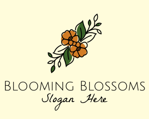 Flower Arranger Line Art logo