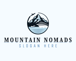 Mountain Travel Getaway logo design