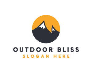 Mountain Peak Travel logo design