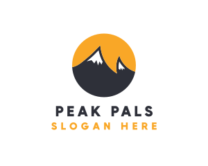 Mountain Peak Travel logo design