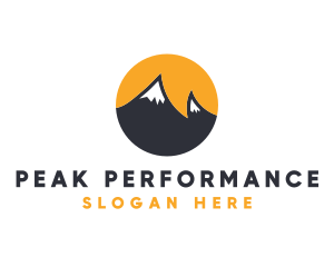 Mountain Peak Travel logo design