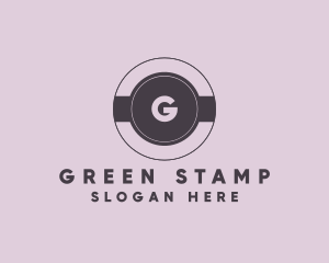 Circle Stamp Diner logo design