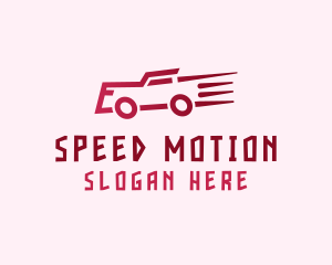 Fast Red Truck logo design