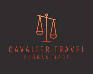 Legal Justice Scale logo design