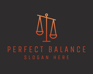 Legal Justice Scale logo design