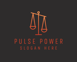 Legal Justice Scale logo design