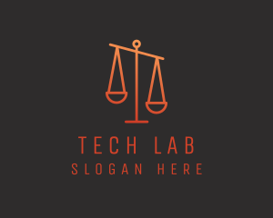 Legal Justice Scale logo design