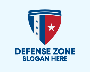 Star Shield Defense logo design