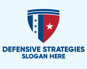 Star Shield Defense logo design