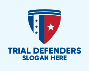 Star Shield Defense logo design