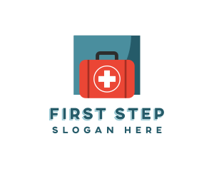 First Aid Medical Kit logo design