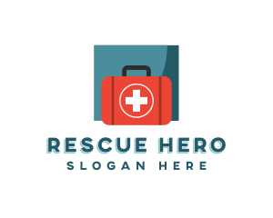 First Aid Medical Kit logo design