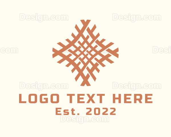 Textile Handicraft Pattern Logo