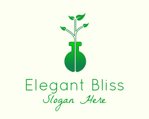 Laboratory Flask Plant logo