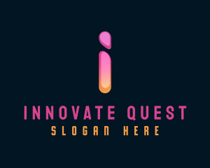 Modern Startup Letter I logo design