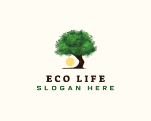 Eco Tree Nature  logo design