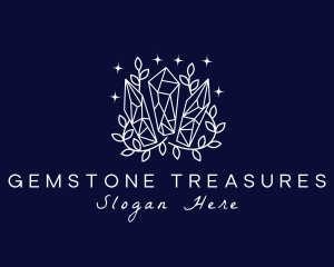 Crystal Precious Gems logo design