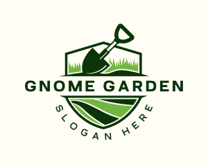 Garden Lawn Shovel logo design