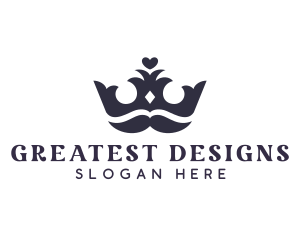 Royal King Crown logo design