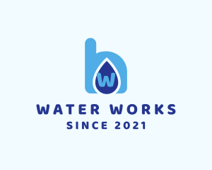 House Water Drink logo design