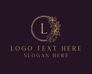 Hibiscus Flower Ornament Logo