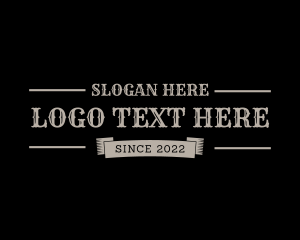 Rustic Masculine Banner logo