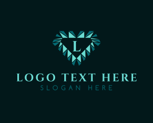 Diamond Jewelry Letter logo