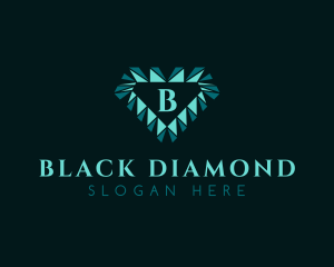 Diamond Jewelry Letter logo design