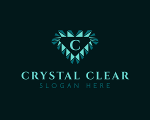 Diamond Jewelry Letter logo design