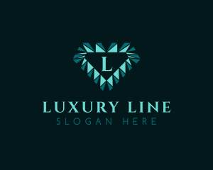 Diamond Jewelry Letter logo design