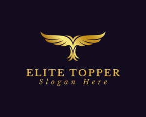 Golden Bird Wings logo design