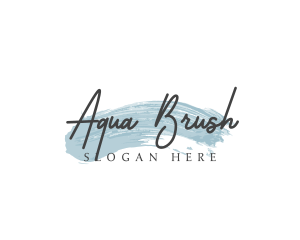 Generic Beautician Brush logo design