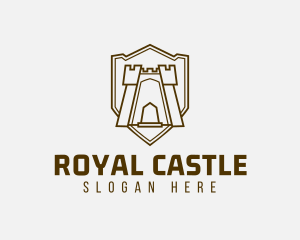 Shield Castle Gate logo design