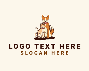 Cat Dog Pet Veterinary logo