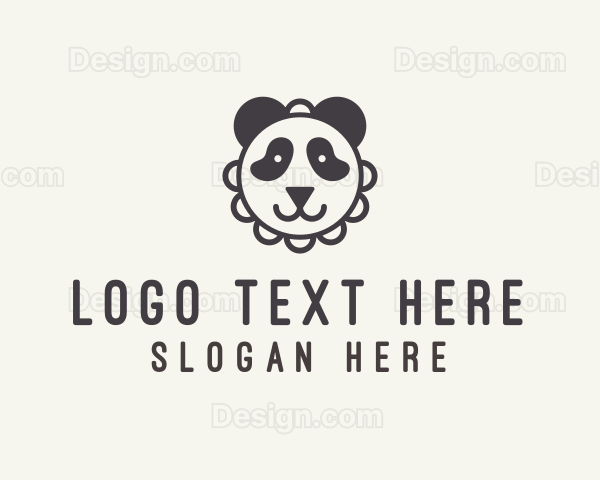 Panda Bear Toy Logo