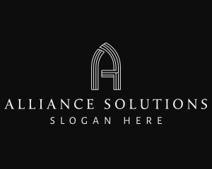 Elegant Boutique Letter A logo design