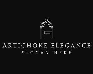 Elegant Boutique Letter A logo design