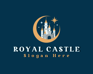 Fantasy Moon Castle logo design