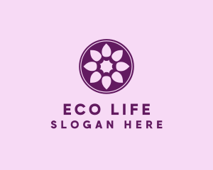 Eco Flower Ornament logo design