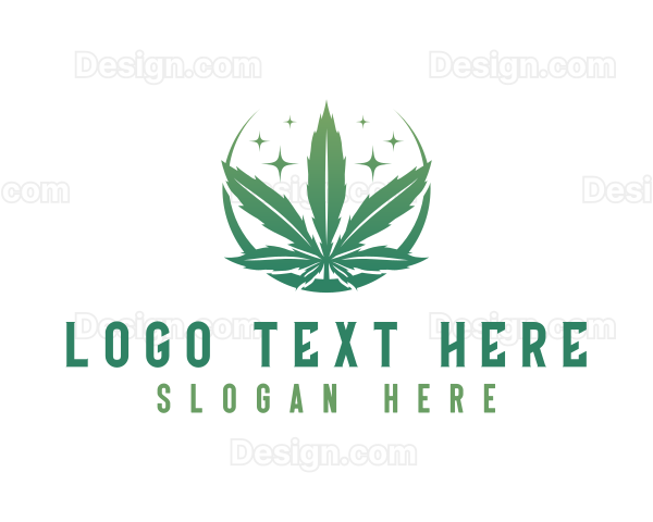 Marijuana Cannabis Plant Logo