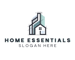 Blueprint Home Architecture logo design