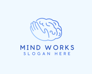 Mental Health Brain Care logo design